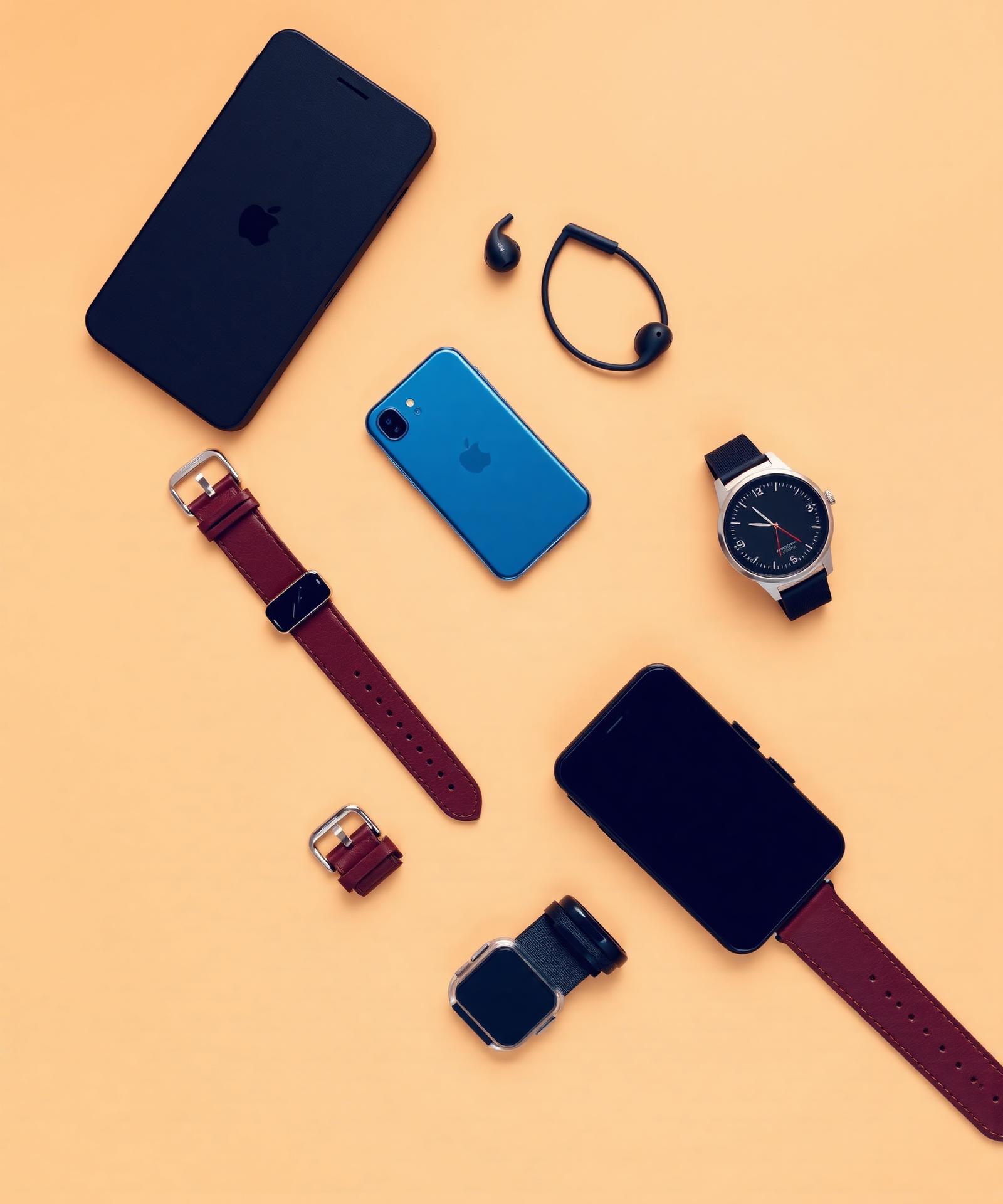 A2Z accessories flat lay